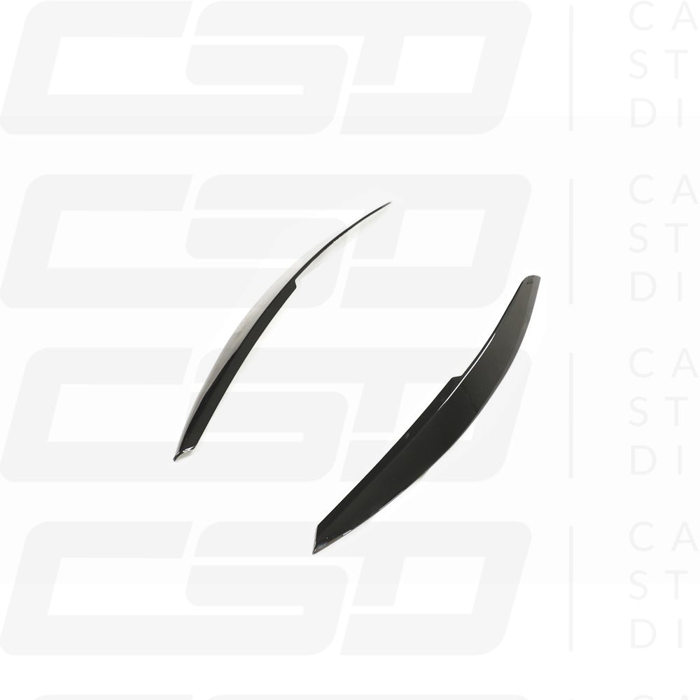 MK5 VOLKSWAGEN POLO GLOSS BLACK HEADLIGHT EYEBROWS (2009-2017)