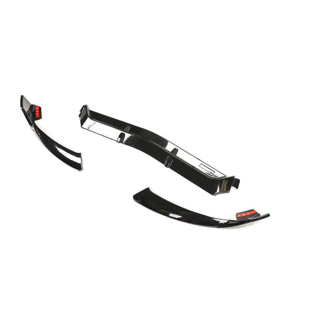 MERCEDES W205 C43 & C-CLASS COUPE PRE-FACELIFT GLOSS BLACK SPLITTER (2014-2018)
