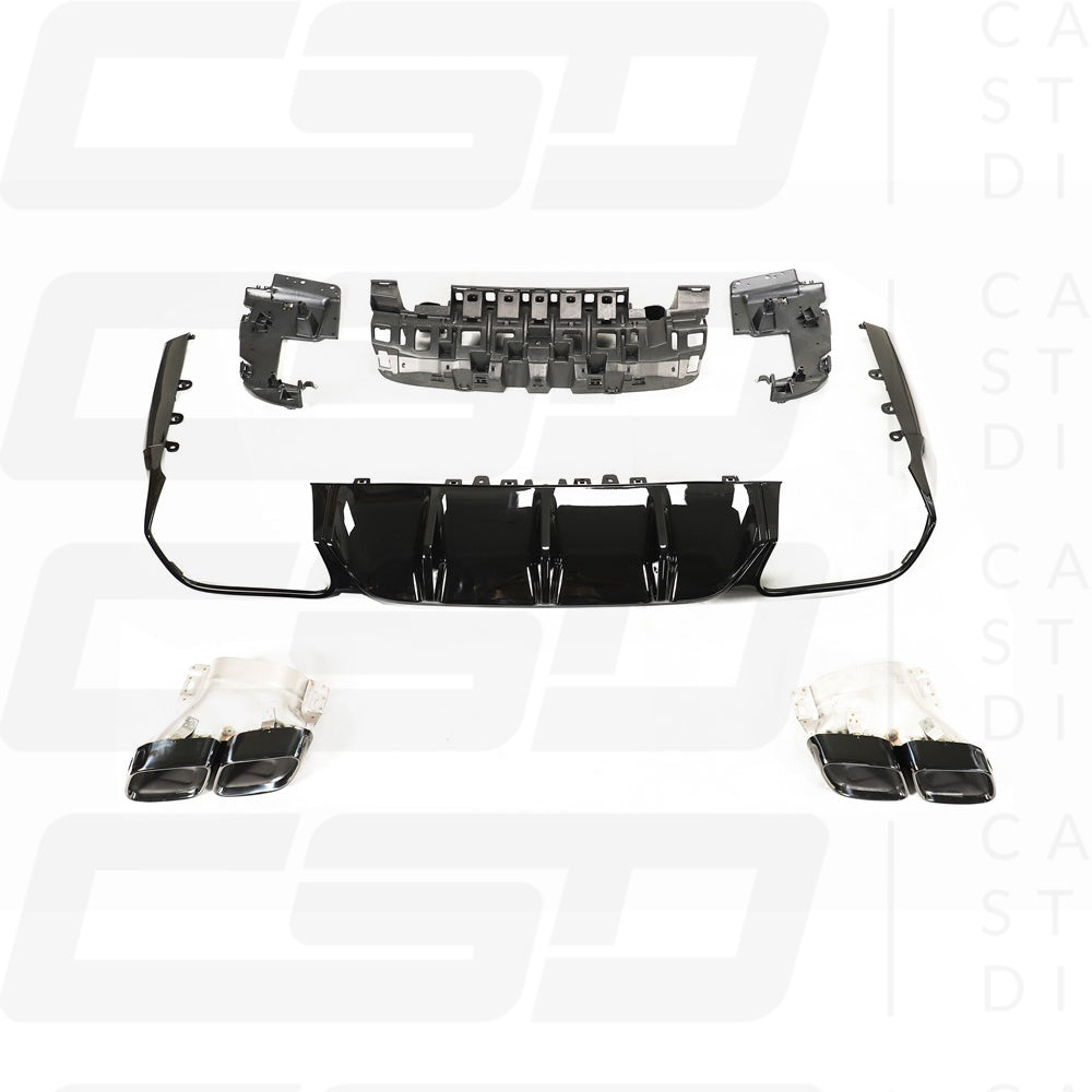 MERCEDES C238 E-CLASS COUPE QUAD TIP DIFFUSER (2017-2020)