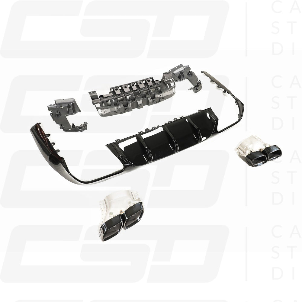 MERCEDES C238 E-CLASS COUPE QUAD TIP DIFFUSER (2017-2020)