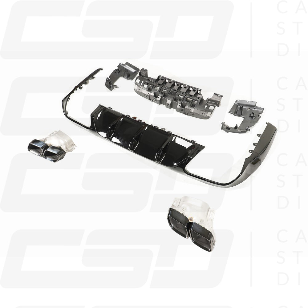 MERCEDES C238 E-CLASS COUPE QUAD TIP DIFFUSER (2017-2020)