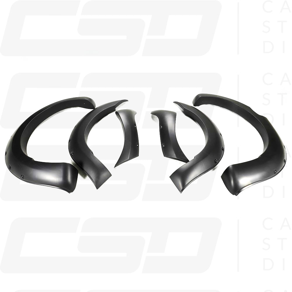FORD RANGER T7 & T8 BLACK PLASTIC WIDE ARCH KIT (2015-2022)