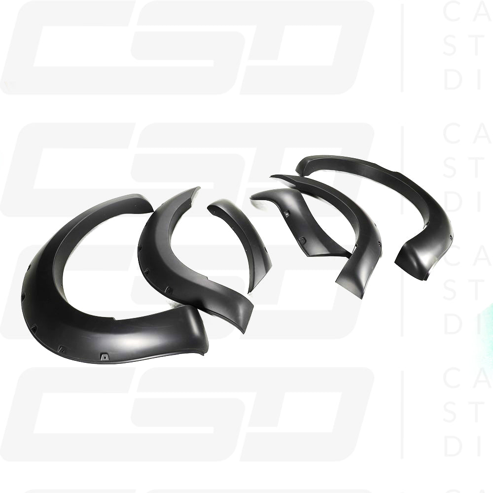 FORD RANGER T7 & T8 BLACK PLASTIC WIDE ARCH KIT (2015-2022)