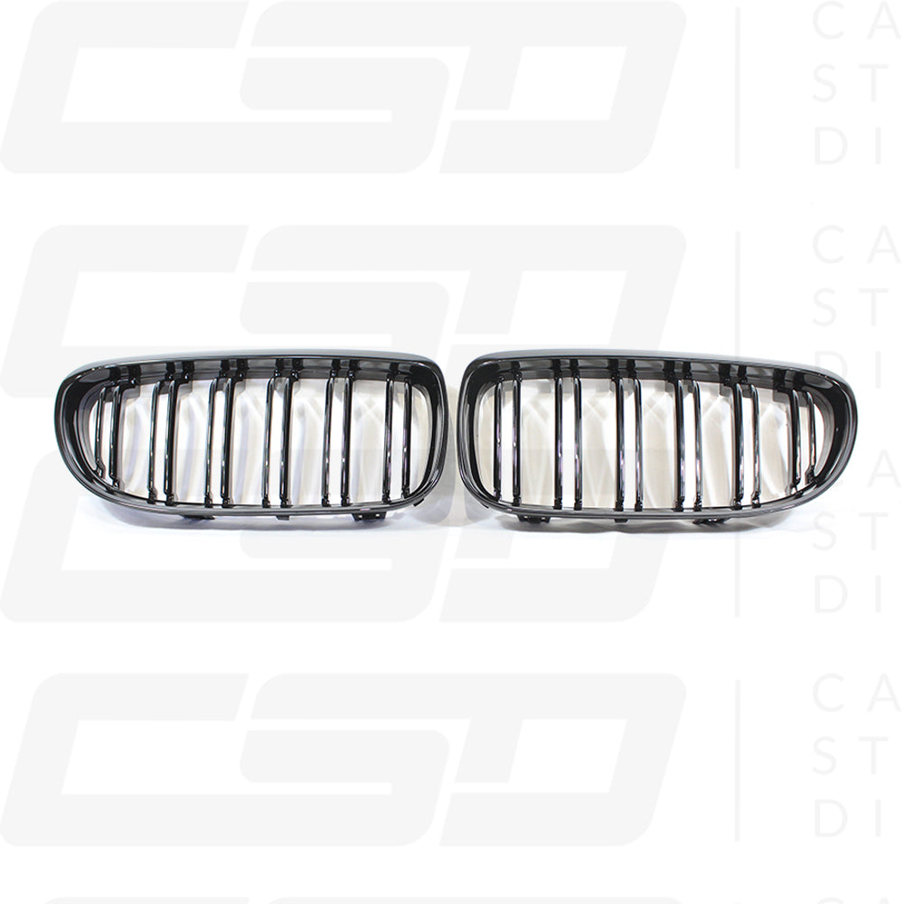 BMW E92 M3 & E93 3 SERIES DOUBLE SLAT BLACK GRILLES (2013-2019)
