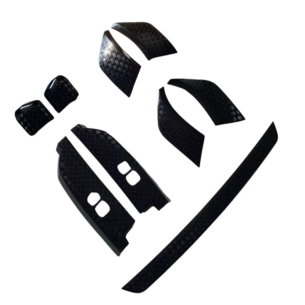 LAND ROVER DEFENDER L663 110 GLOSS BLACK ANTI SCRATCH TRIM SET (2020+)
