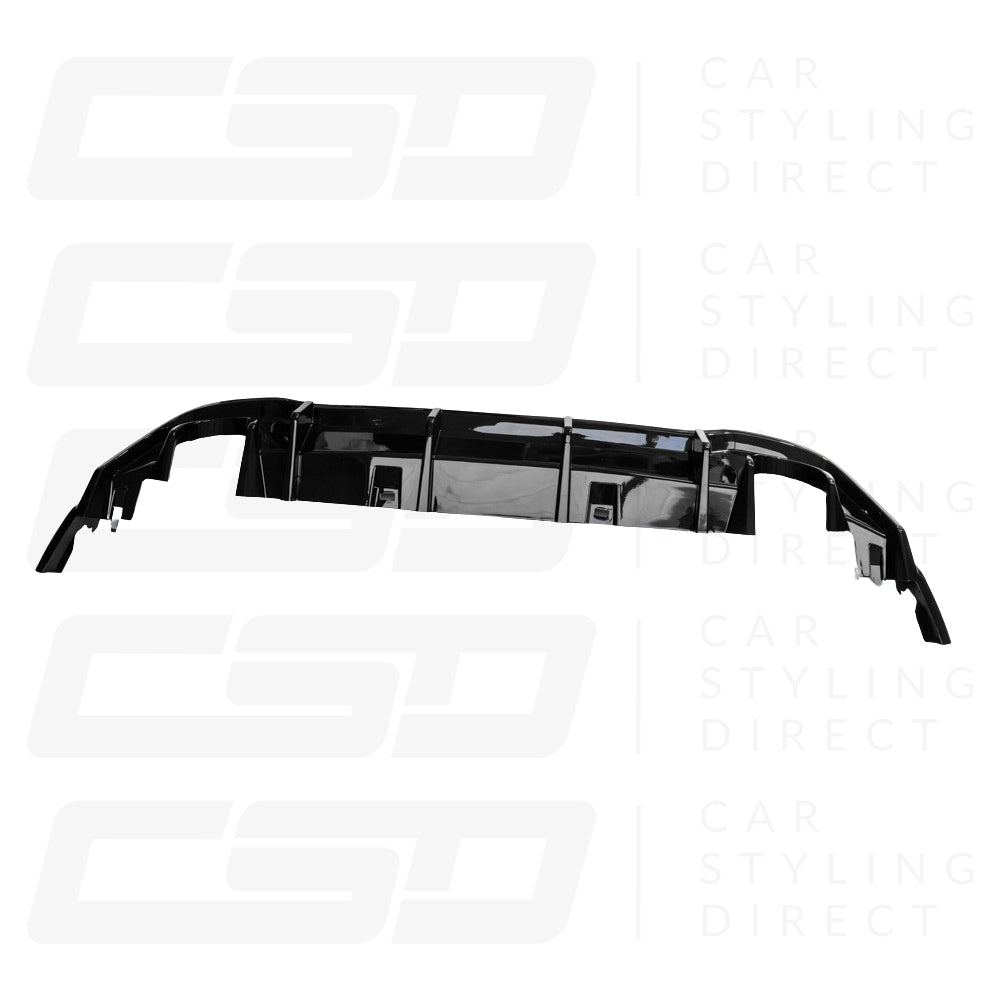 VOLKSWAGEN GOLF GTI MK8 GLOSS BLACK DIFFUSER (2020+)