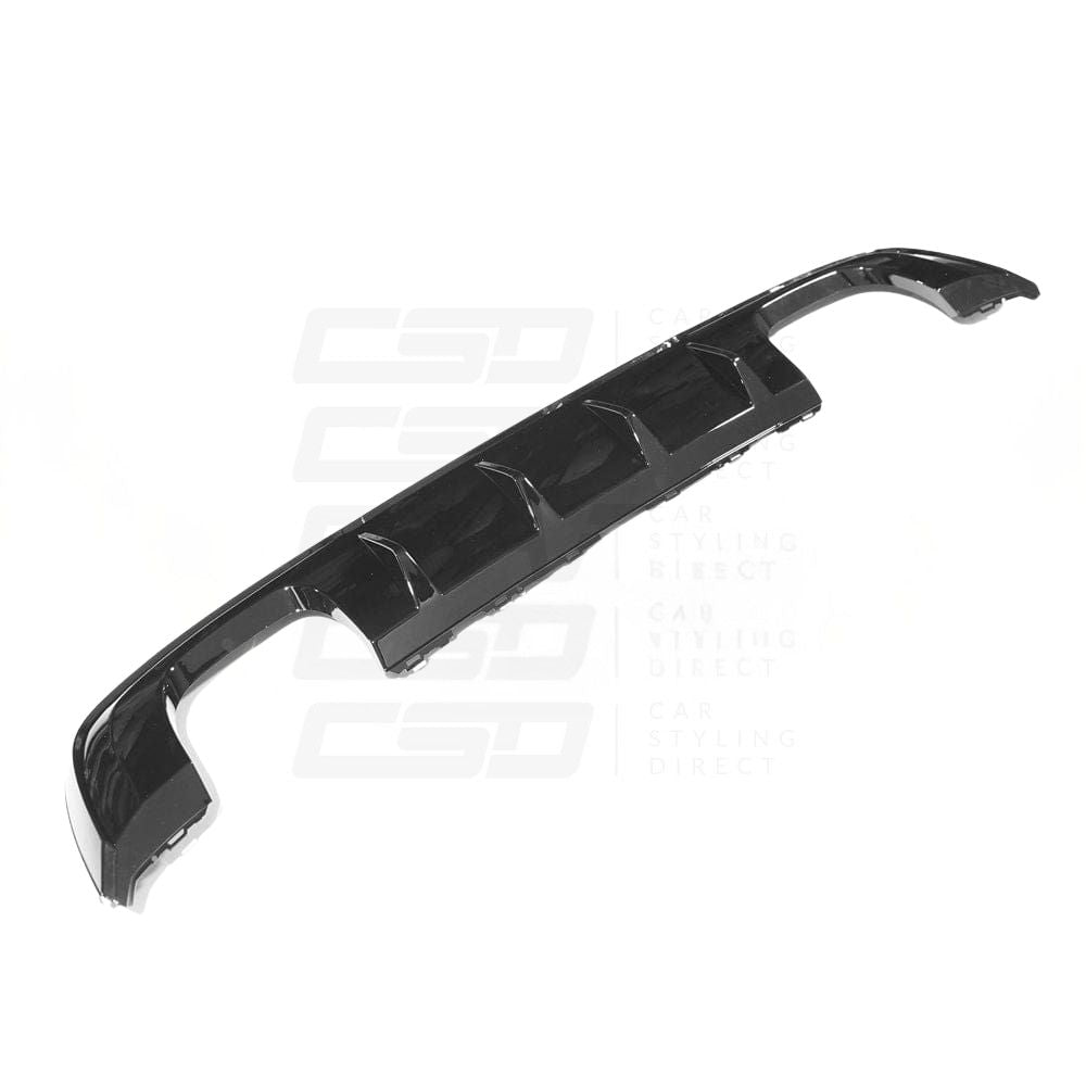 AUDI A3/S3 8V 5DR FACELIFT SPORTBACK GLOSS BLACK DIFFUSER (2016-2020)