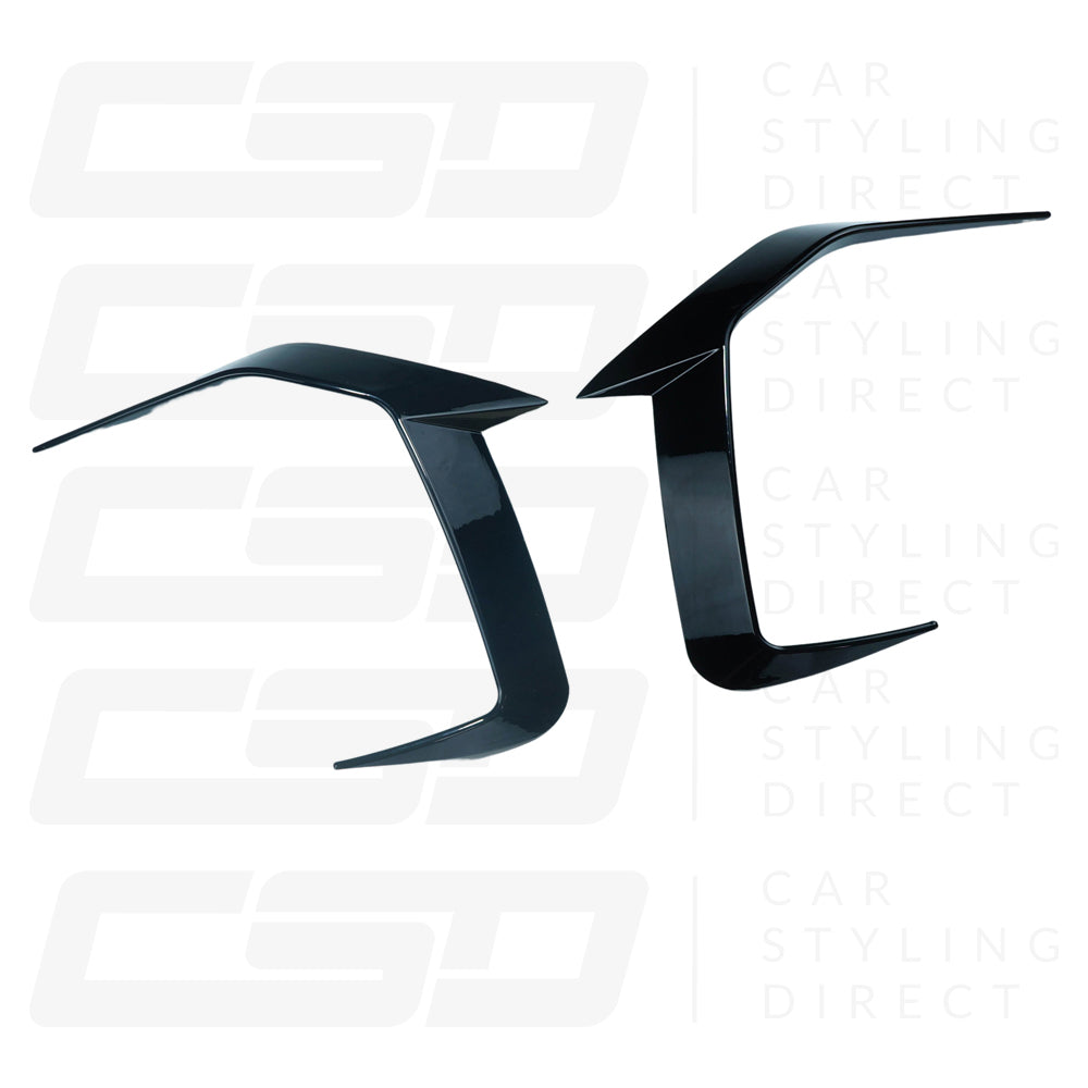 BMW 5 SERIES G60 & i5 GLOSS BLACK FRONT BUMPER CORNERS (2023+)