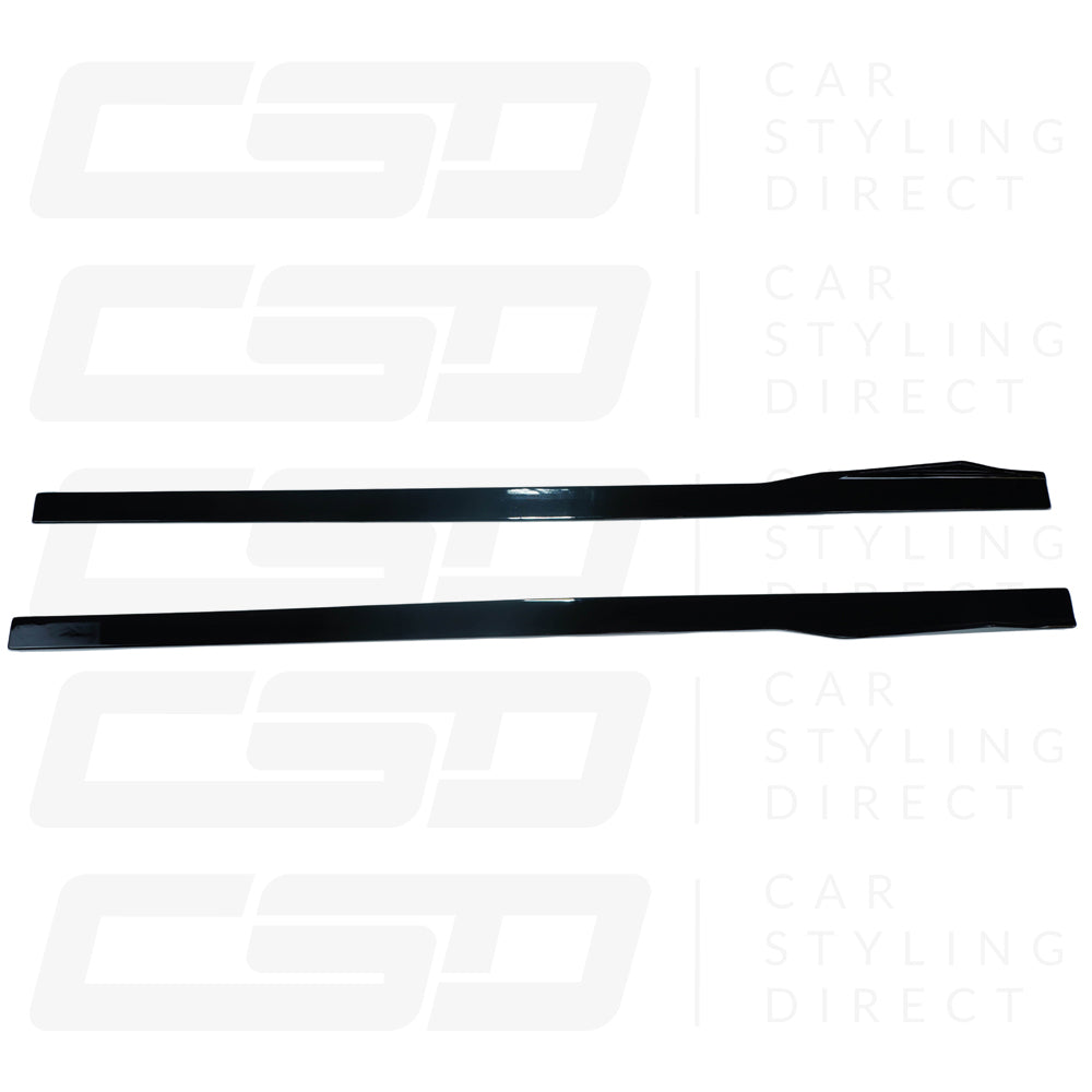 BMW 8 SERIES G16 GRAN COUPE GLOSS BLACK SIDE SKIRTS (2018+)