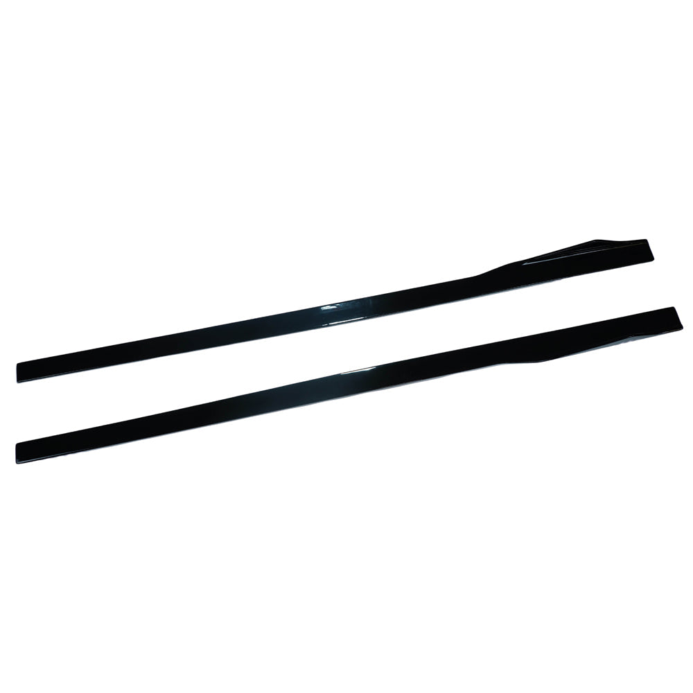 BMW 8 SERIES G16 GRAN COUPE GLOSS BLACK SIDE SKIRTS (2018+)