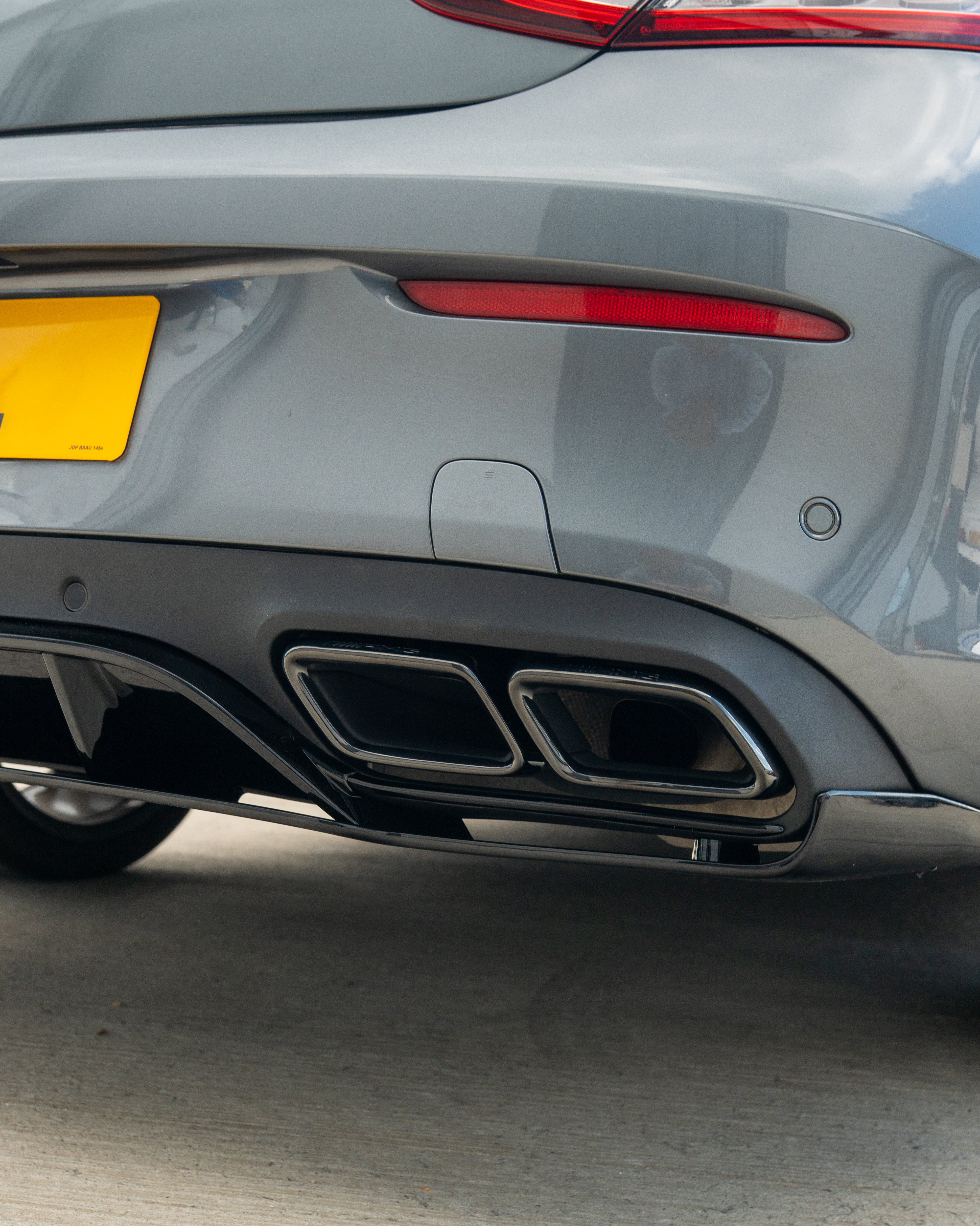 W205 MERCEDES C-CLASS COUPE GLOSS BLACK DIFFUSER & TIPS (2015-2019)