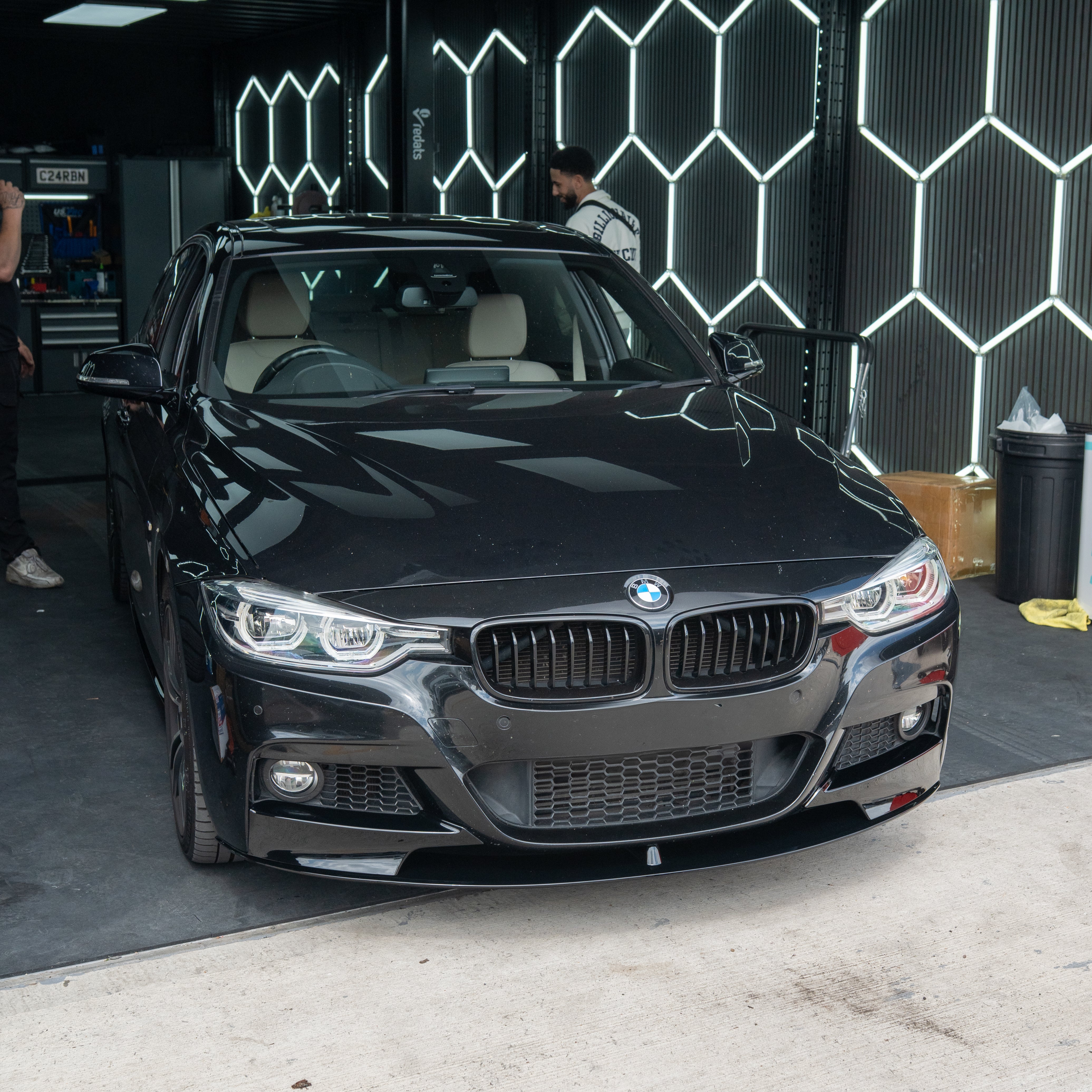 BMW F30 & F31 3 SERIES GLOSS BLACK SPLITTER (2013-2019)