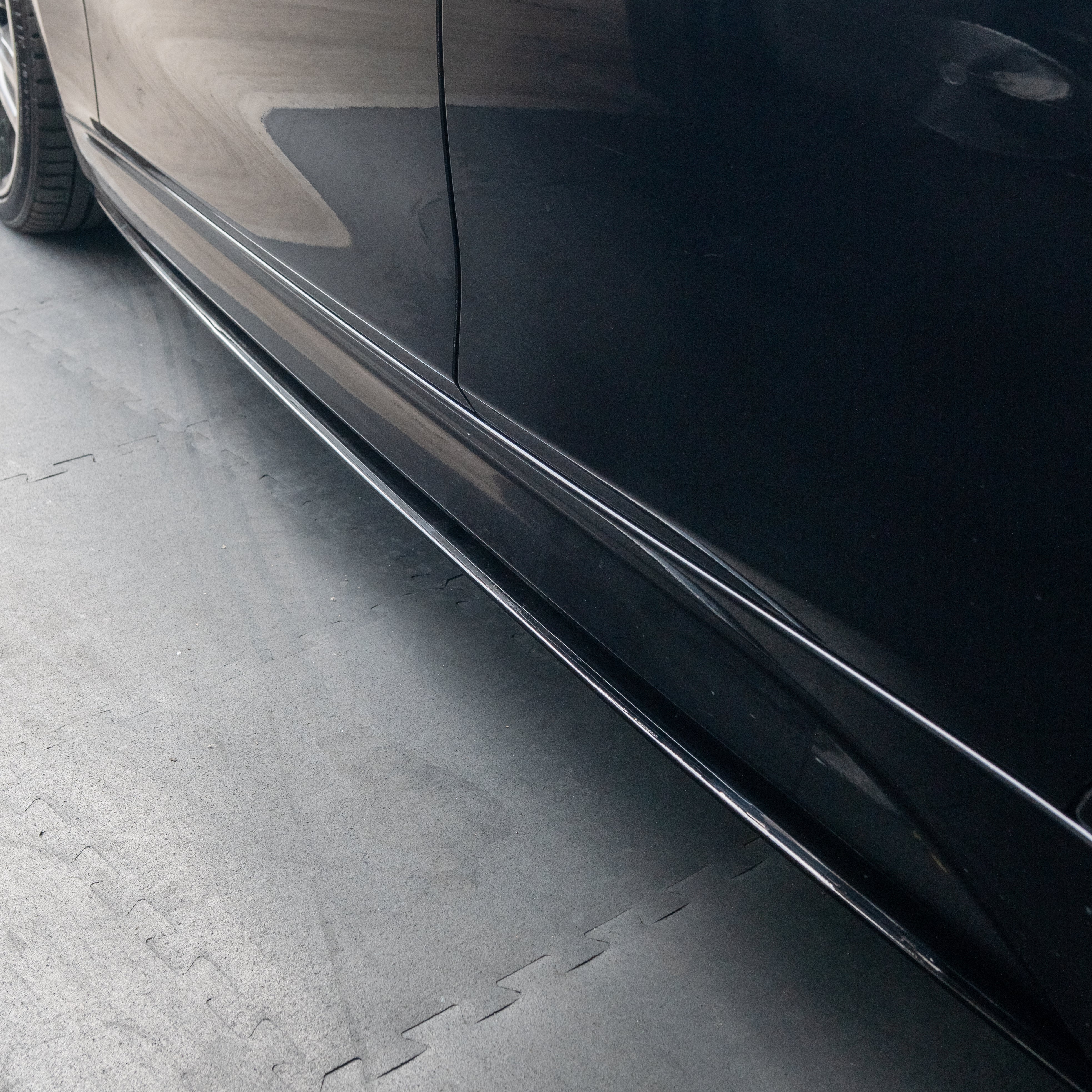 BMW F30 & F31 3 SERIES MP STYLE GLOSS BLACK SIDE SKIRTS (2012-2018)