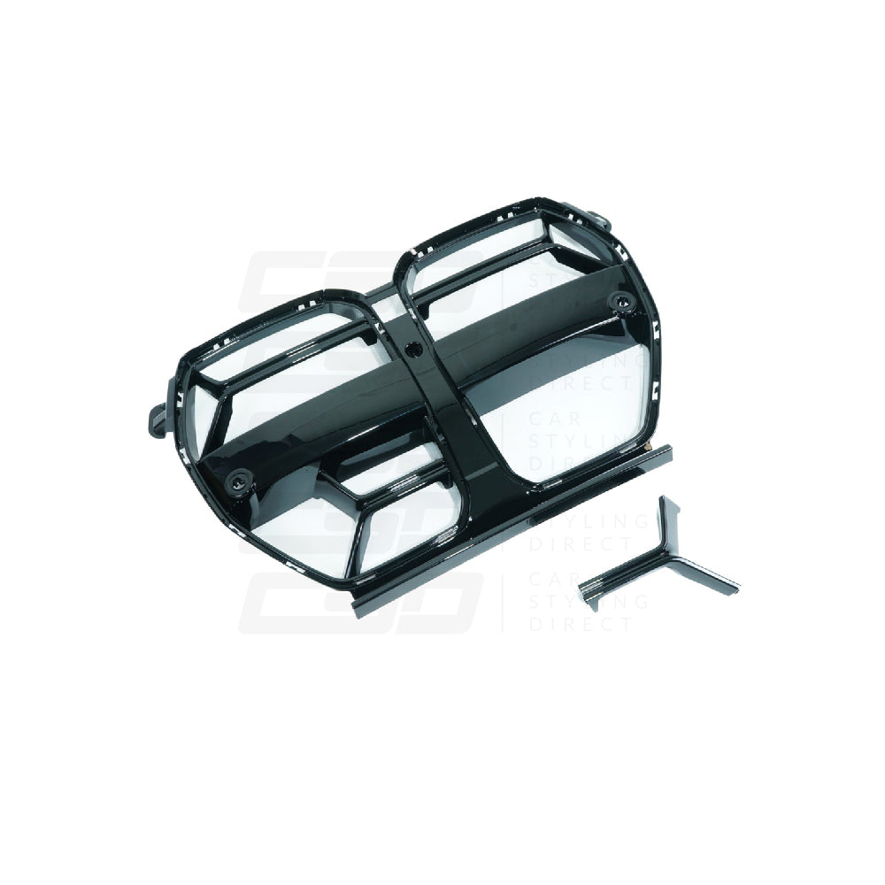 BMW M3 & M4 G80/G81/G82/G83 GLOSS BLACK GRILLE CSL STYLE